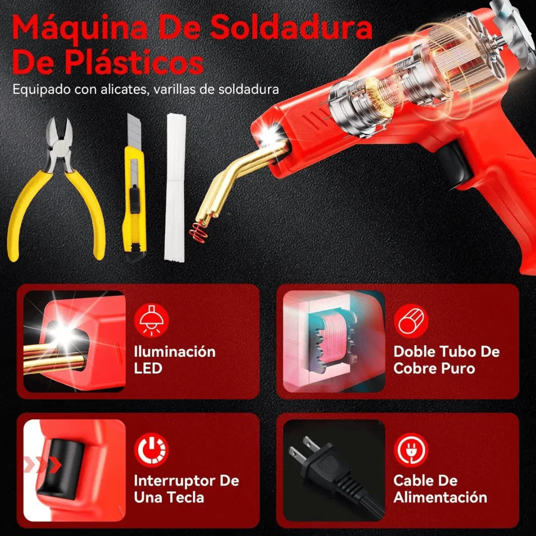 Kit Soldador Para Plástico Profesional🚧